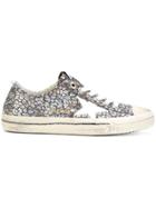Golden Goose Deluxe Brand Star Print Low Top Sneakers - Grey