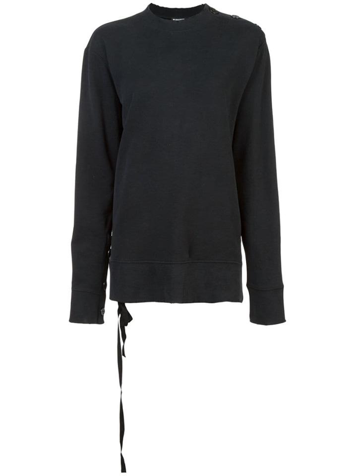 Ann Demeulemeester Crew Neck Sweater - Black