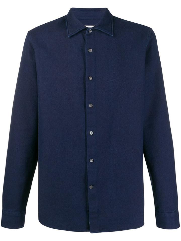 Closed Plain Pique Shirt - Blue