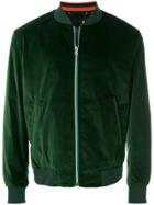 Paul Smith Velvet Bomber Jacket - Green