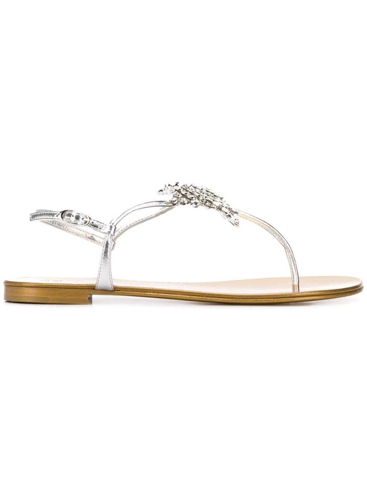 Giuseppe Zanotti Design Butterfly Sandals - Gold