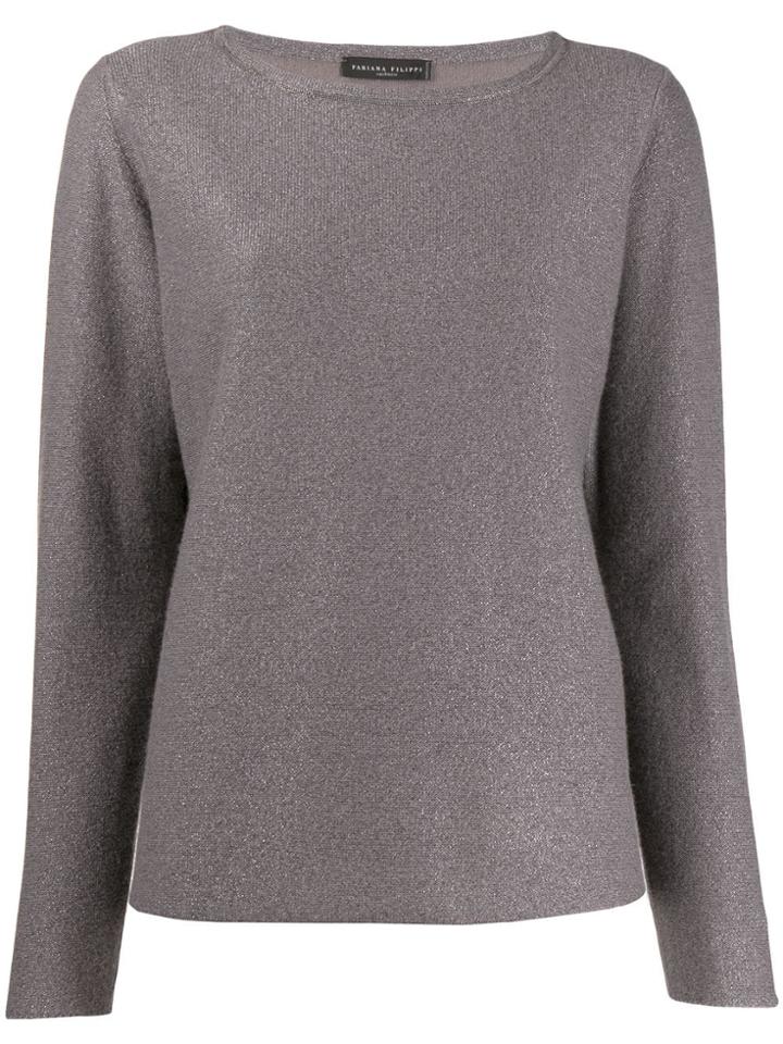 Fabiana Filippi Metallized Jumper - Grey