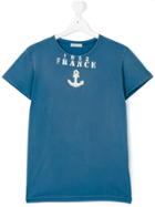 Moncler Kids Teen Anchor Print T-shirt - Blue