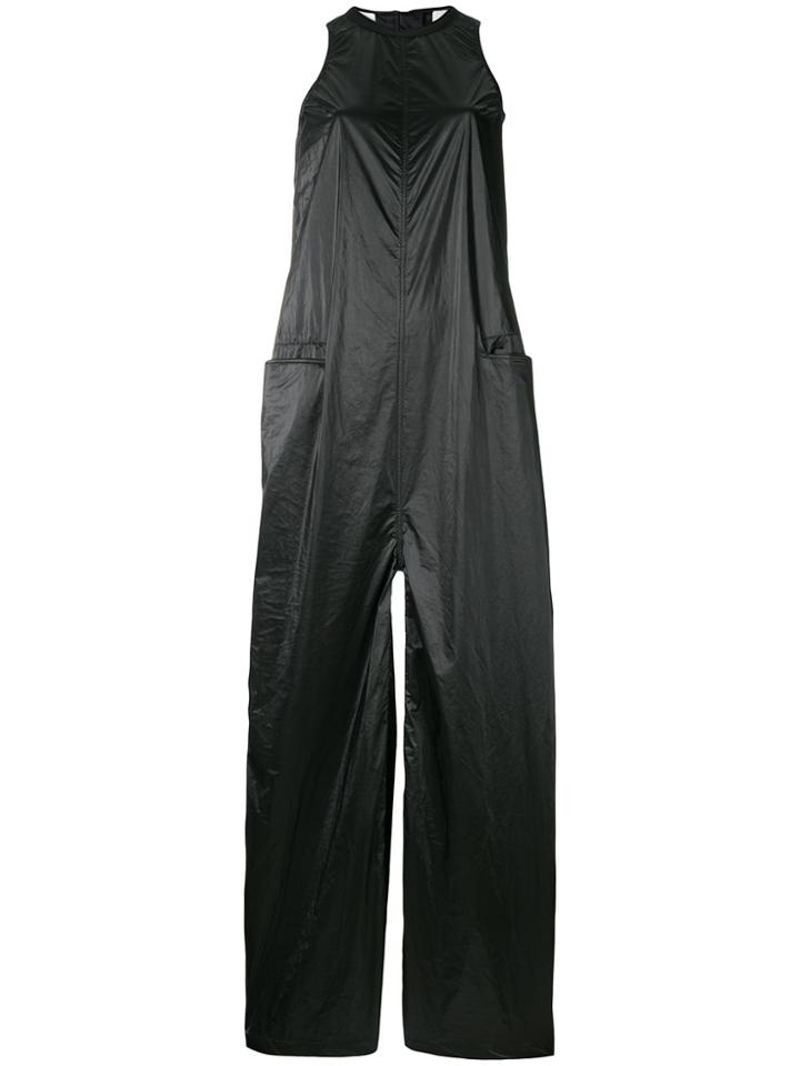 Rick Owens Drkshdw Flared Sleeveless Jumpsuit - Black