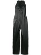 Rick Owens Drkshdw Flared Sleeveless Jumpsuit - Black