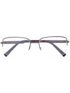 Ermenegildo Zegna - Half-frame Optical Glasses - Men - Acetate/titanium - 57, Brown, Acetate/titanium