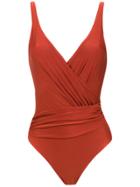 Lygia & Nanny Maísa Wrap Style Swimsuit - Red