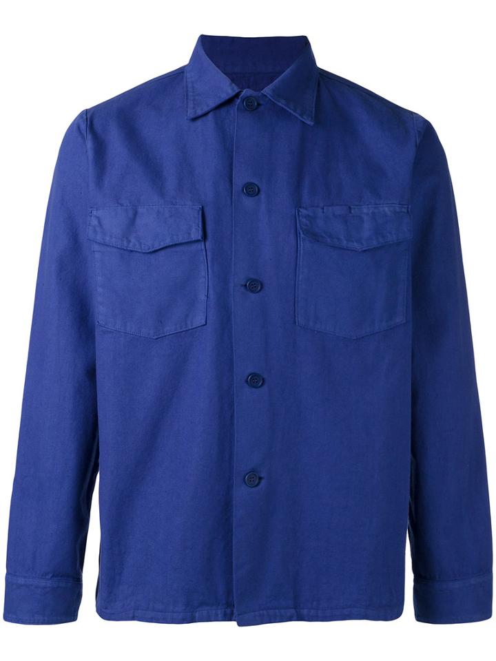 Labo Art Shirt Jacket, Men's, Size: 2, Blue, Cotton