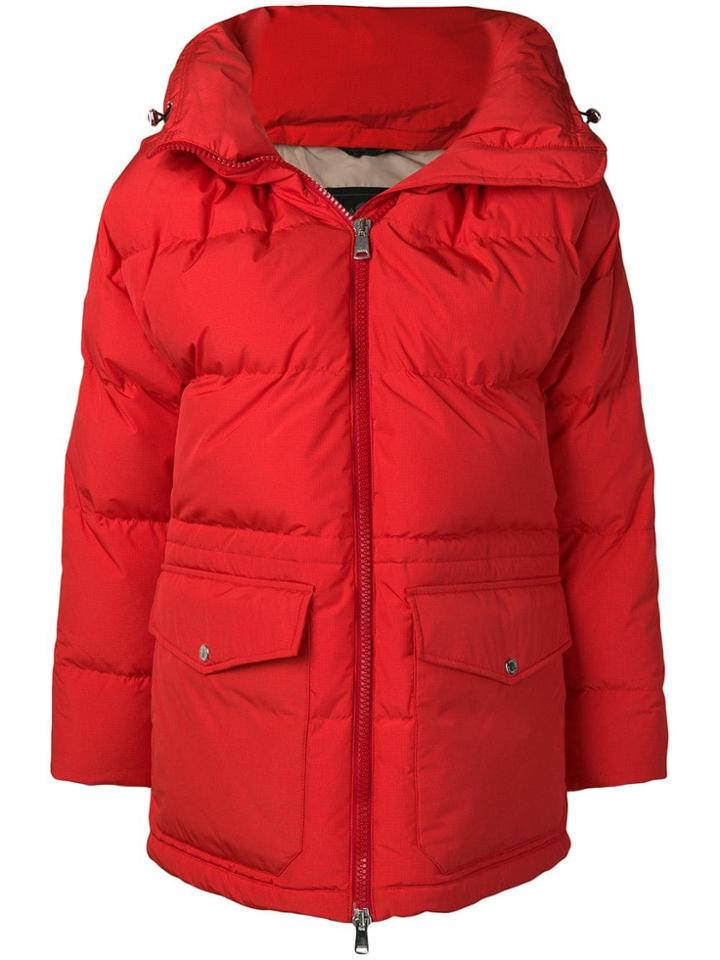 Belstaff Zipped Padded Jacket - Red