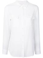 Equipment - Slim Signature Shirt - Women - Silk - S, White, Silk