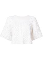 Co - Knitted Top - Women - Cashmere/wool - S, White, Cashmere/wool