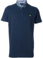 Etro Paisley Collar Polo Shirt, Men's, Size: Xxxl, Blue, Cotton