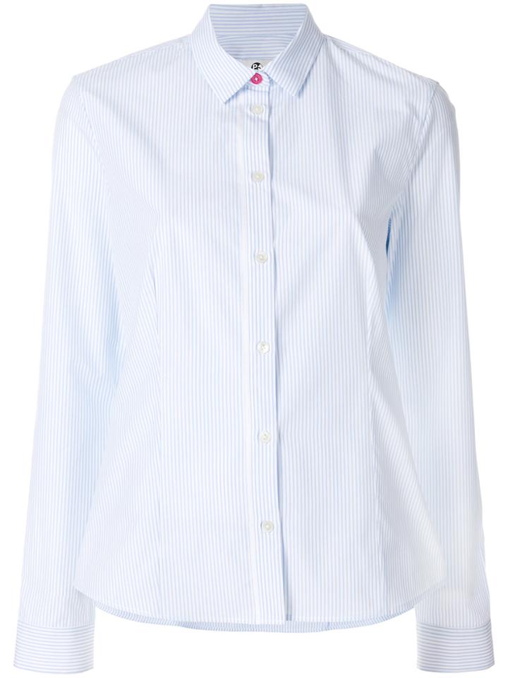 Ps By Paul Smith Slim Striped Shirt - Blue