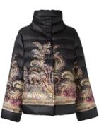 Etro Printed Padded Jacket, Women's, Size: 44, Black, Polyester/nylon/feather Down