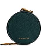 Burberry Small Round Leather Coin Case - Green