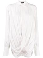 Ann Demeulemeester Ewing Twisted-detail Shirt - Pink