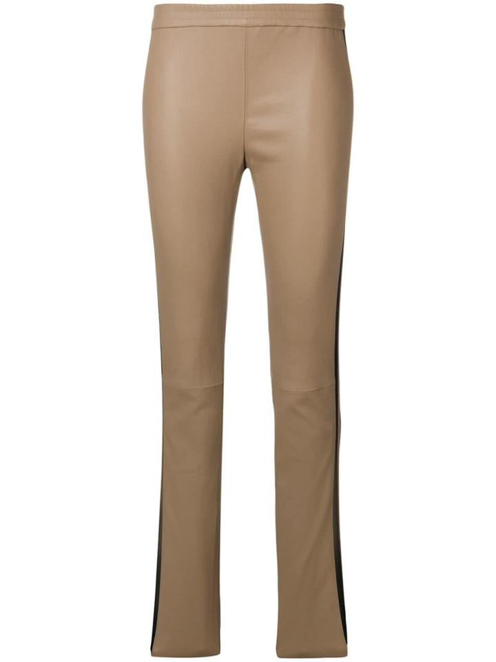 Iris Von Arnim Side Stripe Trousers - Brown