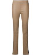 Iris Von Arnim Side Stripe Trousers - Brown