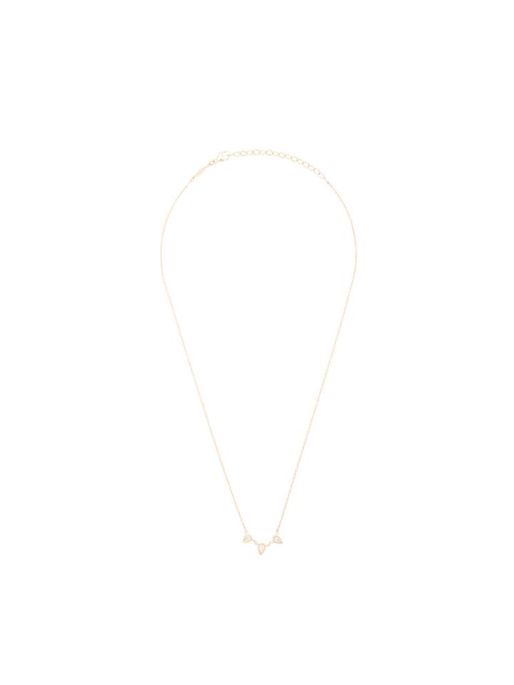 Jacquie Aiche Teardrop Necklace - Metallic