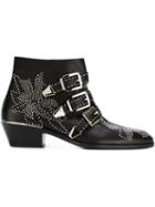 Chloé Susanna Boots, Women's, Size: 36, Black, Leather/metal Other