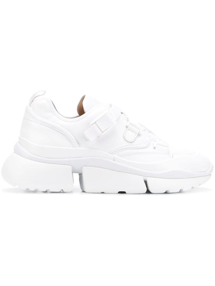Chloé Sonnie Low-top Sneakers - White