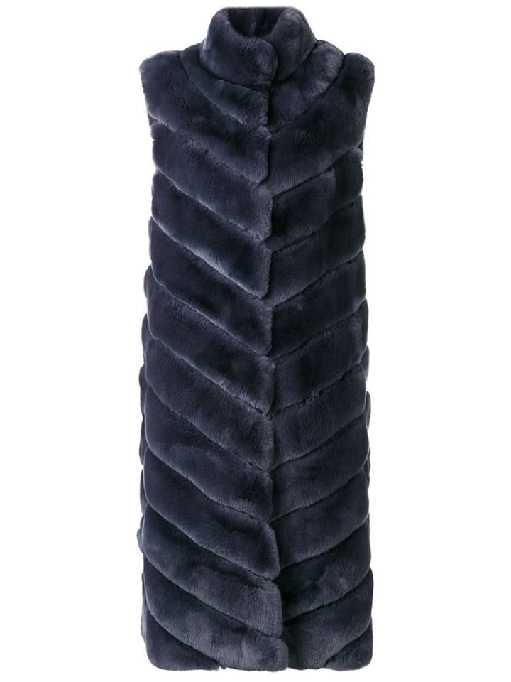 Liska Liska 80654 Graublau Furs & Skins->rabbit Fur - Grey