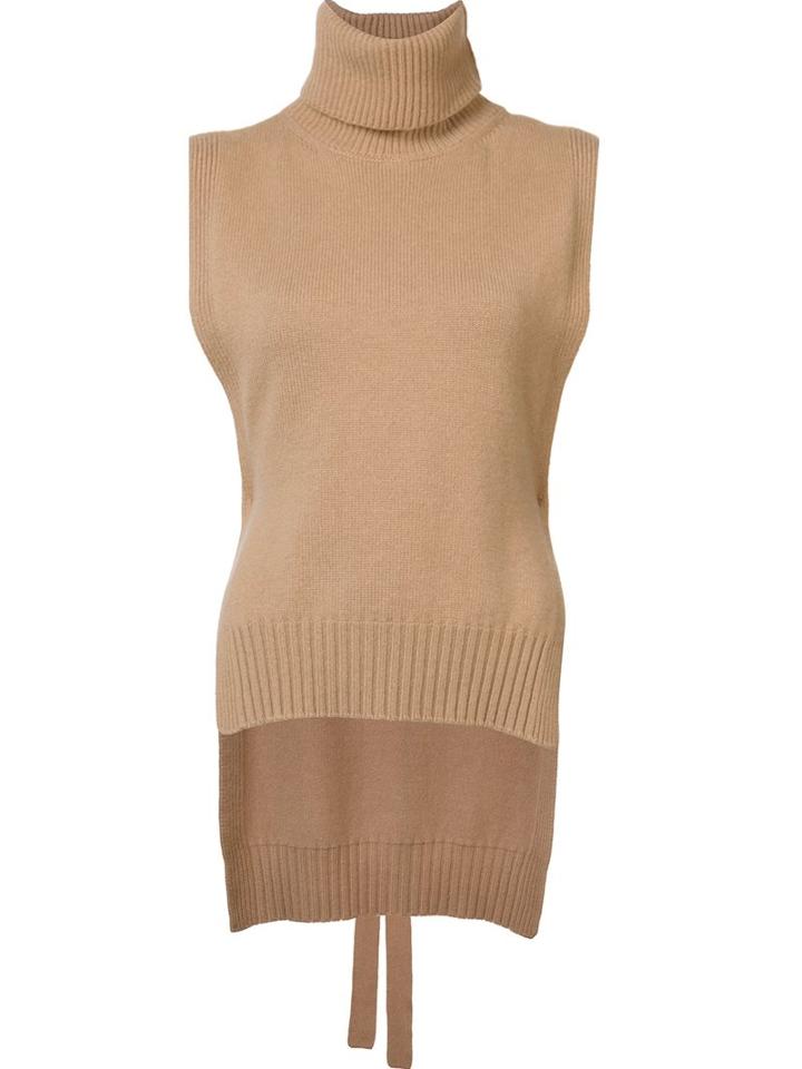 Rosetta Getty Turtleneck Top, Women's, Size: Small, Brown, Cashmere/wool