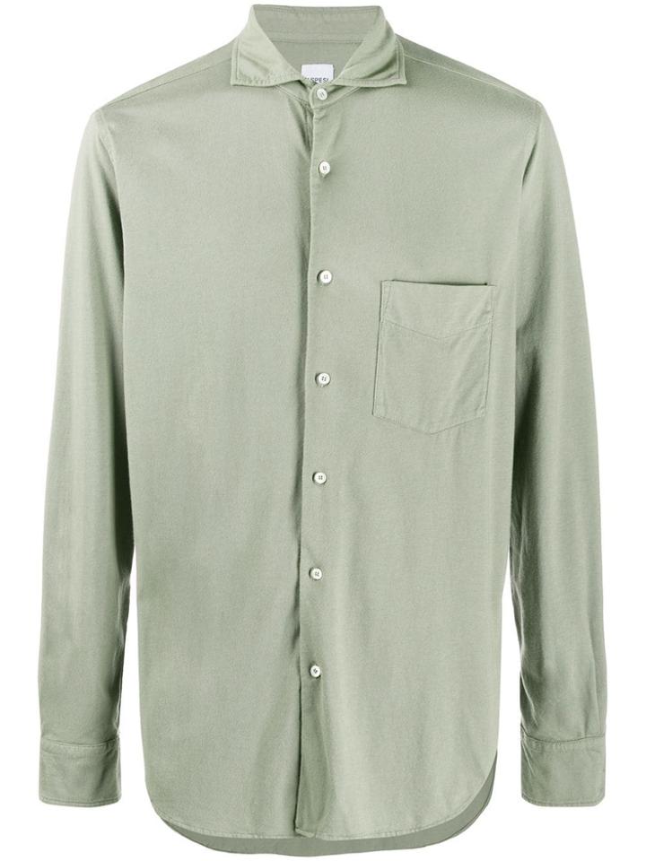 Aspesi Spread Collar Regular-fit Shirt - Green