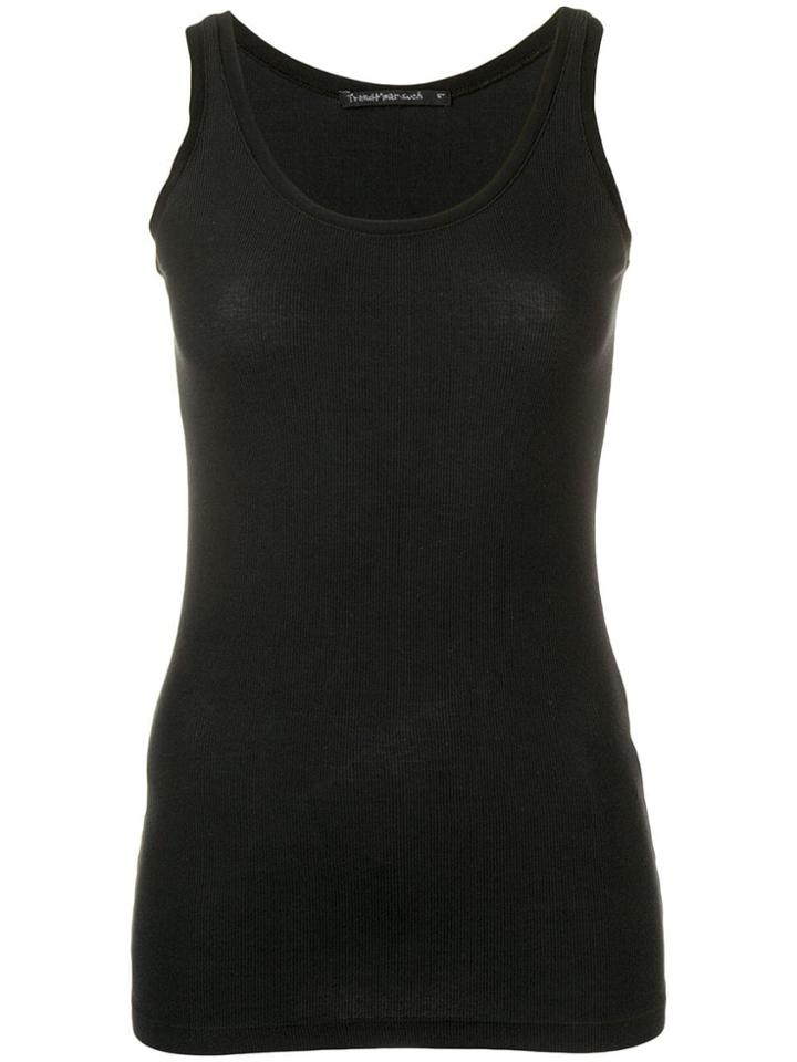 Transit Ribbed Tank Top - Black