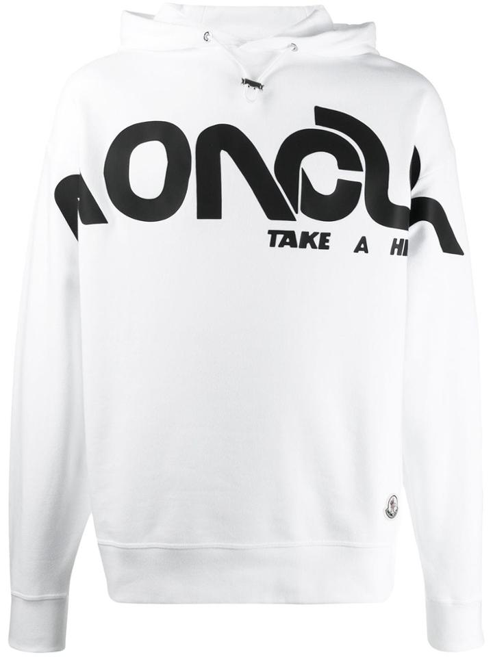 Moncler 1952 Logo Hoody - White