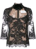 Marchesa Lace Top - Black