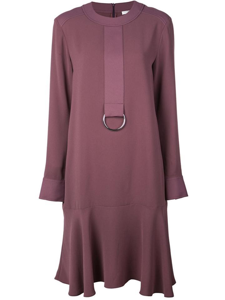 Tibi Triacetate Drop Waist Dress - Purple