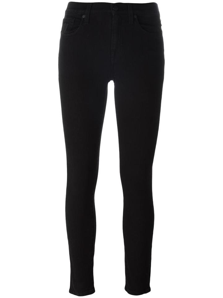 Htc Hollywood Trading Company Skinny Jeans, Women's, Size: 25, Black, Cotton/spandex/elastane