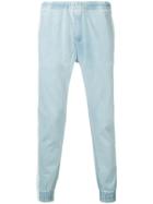 Monkey Time Tapered Tie-waist Denim Trousers - Blue
