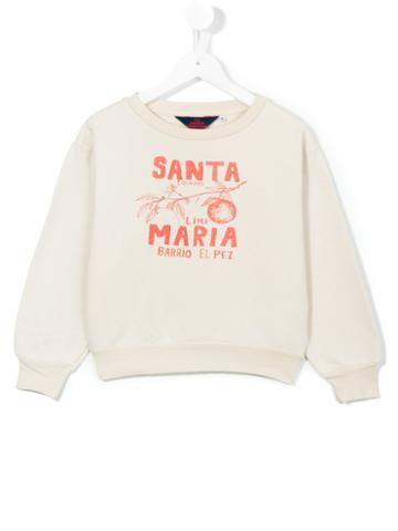 The Animals Observatory Santa Maria Sweatshirt, Boy's, Size: 10 Yrs, Nude/neutrals