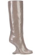 Rick Owens Cantilevered Boots - Nude & Neutrals