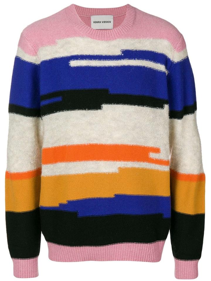 Henrik Vibskov Striped Sweater - Blue