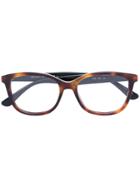 Jimmy Choo Eyewear Tortoiseshell Glasses - Brown