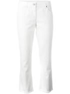 Brunello Cucinelli Cropped Jeans, Women's, Size: 46, White, Cotton/spandex/elastane
