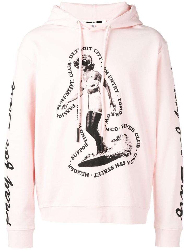 Mcq Alexander Mcqueen Big Hoodie - Pink