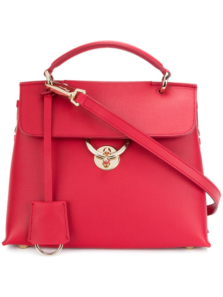 Salvatore Ferragamo Small Jet Set Shoulder Bag - Red