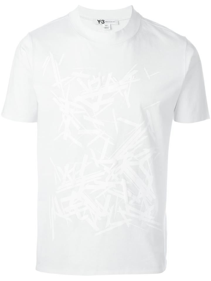 Y-3 Abstract Print Shortsleeved T-shirt