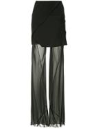Kitx Layered Sheer Trousers - Black