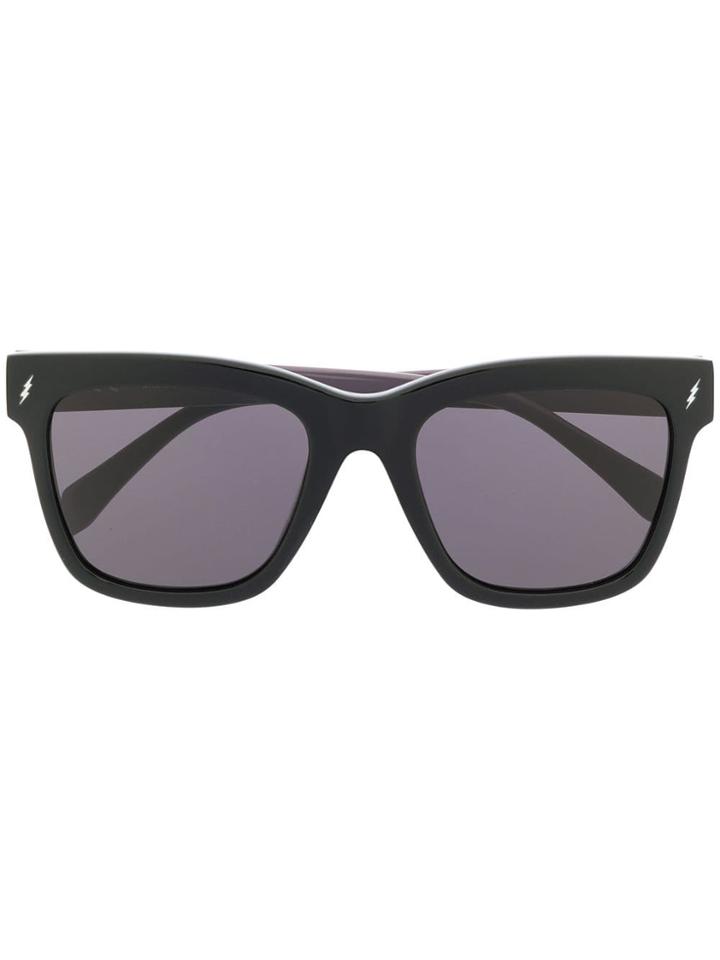 Zadig & Voltaire Oversized Frame Sunglasses - Black