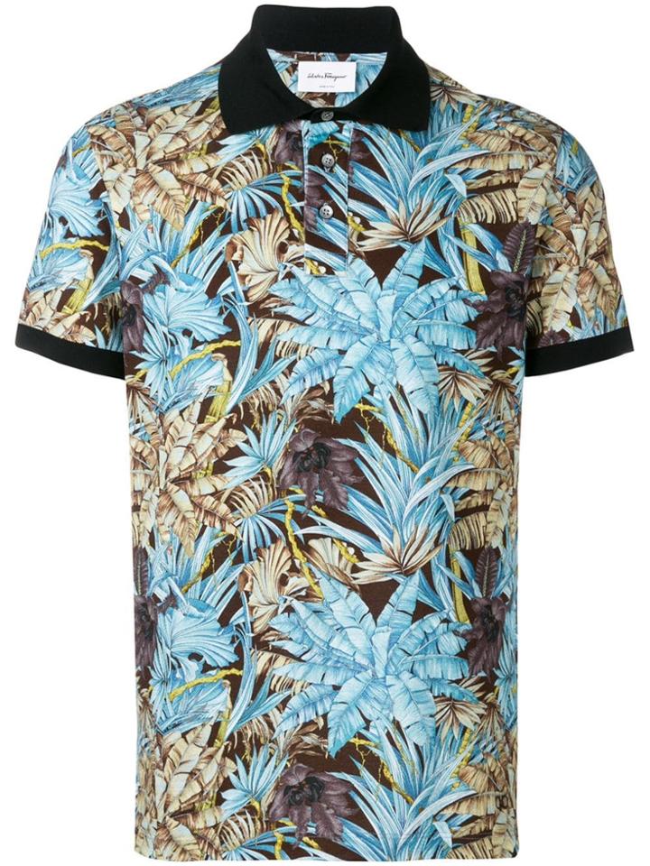 Salvatore Ferragamo Empress Polo Shirt - Blue