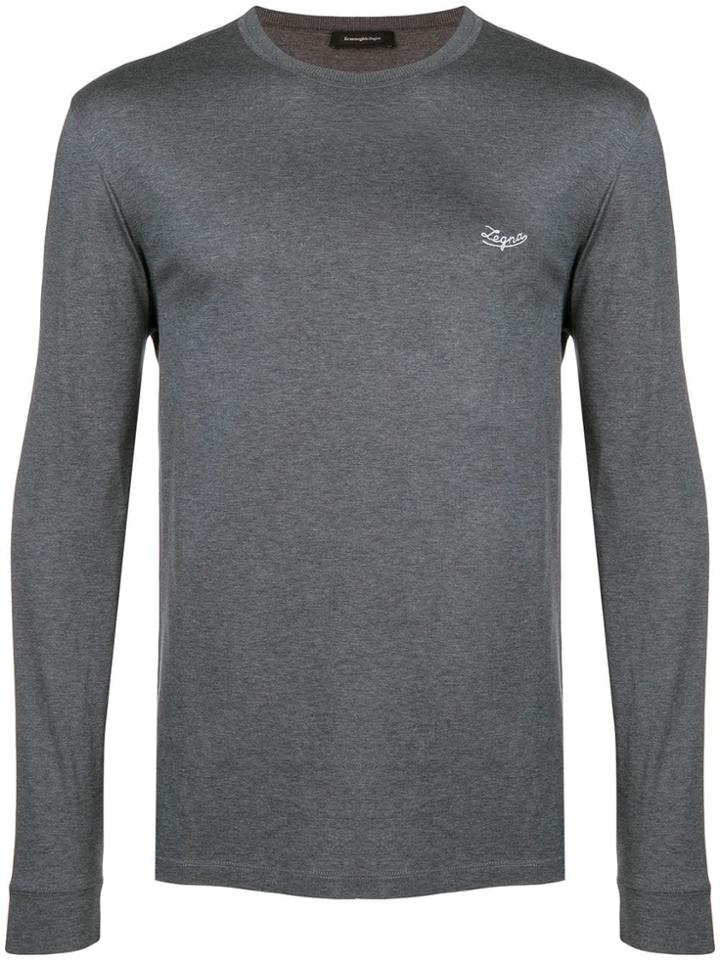 Ermenegildo Zegna Classic Logo Sweatshirt - Grey