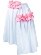 Paskal - Asymmetric Skirt - Women - Cotton/spandex/elastane - Xs, Women's, Blue, Cotton/spandex/elastane