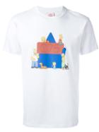 Joyrich 'simpsons' Print T-shirt, Men's, Size: Xl, White, Cotton