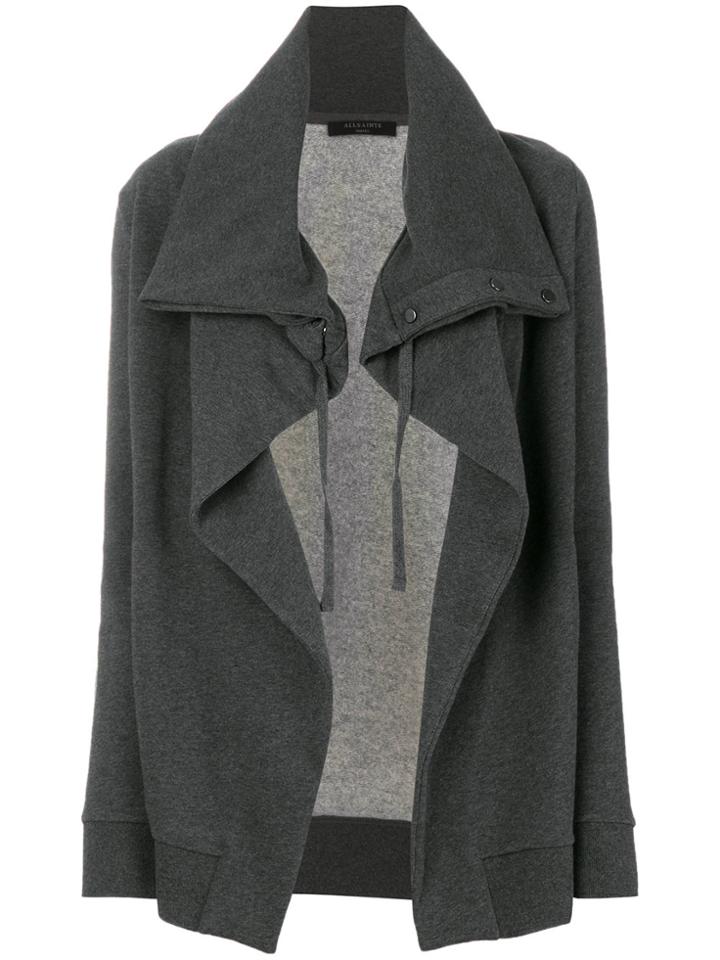 All Saints Brooke Jersey Jacket - Grey