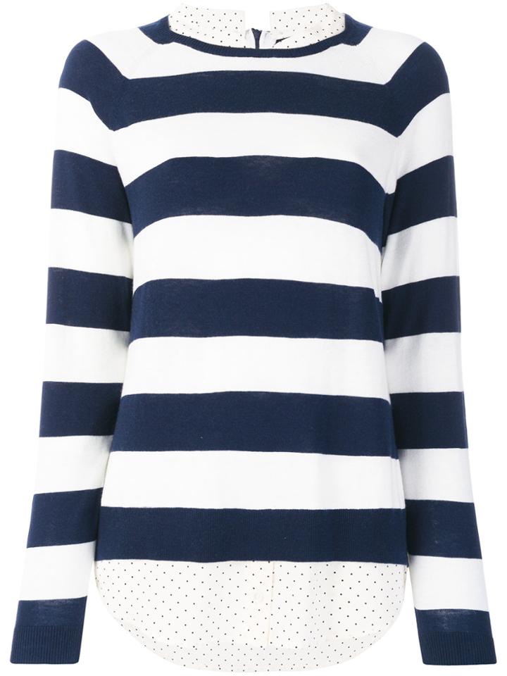 Steffen Schraut Striped Shirt-jumper - Blue
